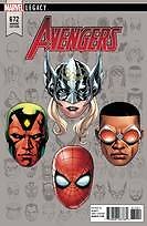 AVENGERS #672 MCKONE LEGACY HEADSHOT VARIANT LEG 1:10  MARVEL  NM 1st PRINT
