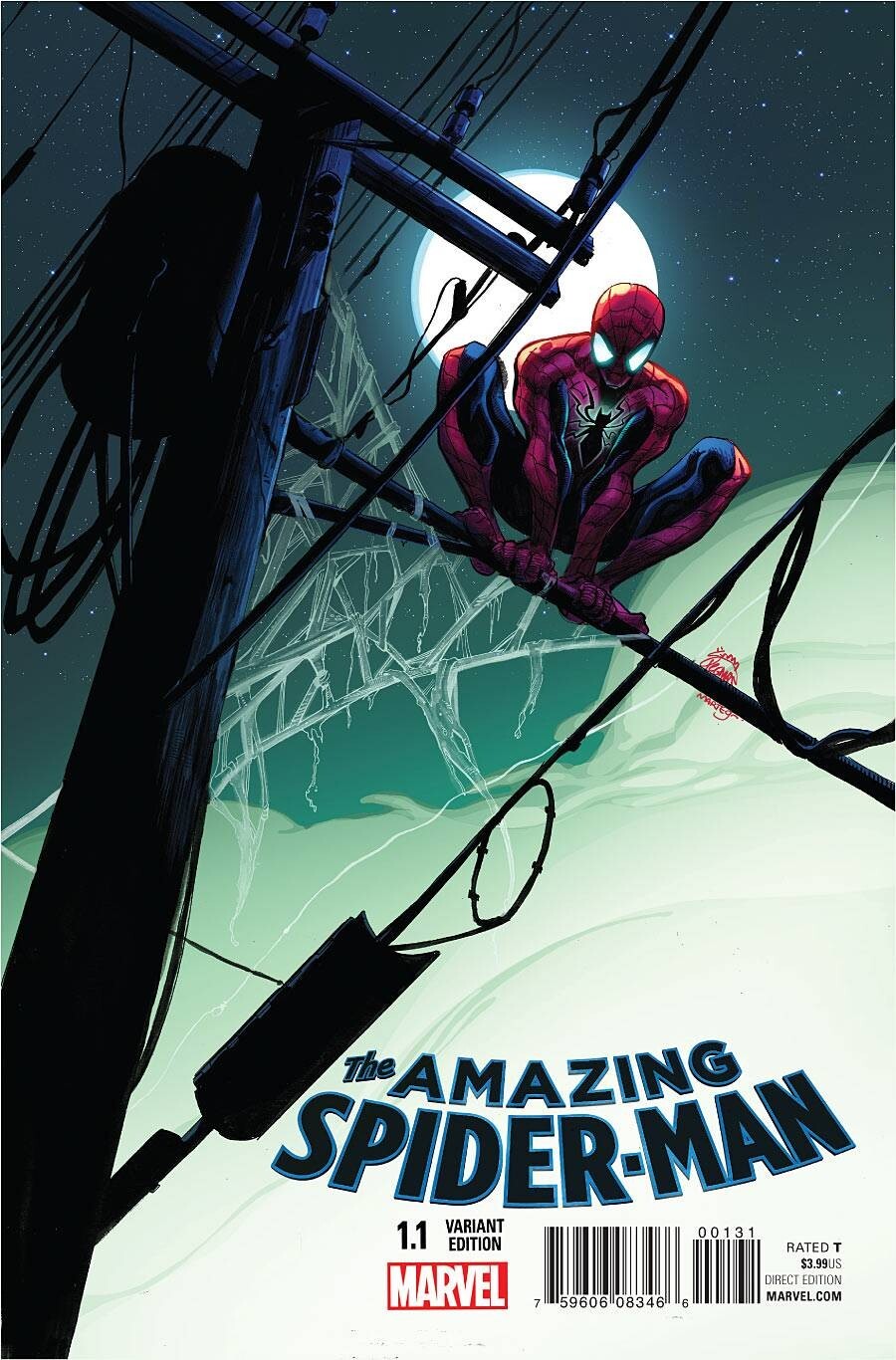 AMAZING SPIDER-MAN #1.1 STEGMAN 1:25 VARIANT COVER EDITION 2015 MARVEL NM