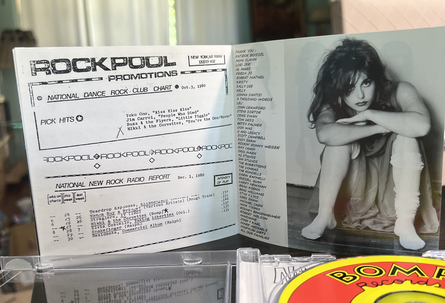 Nikki and the Corvettes by Nikki & the Corvettes CD 2000 BOMP 16 SONGS!
