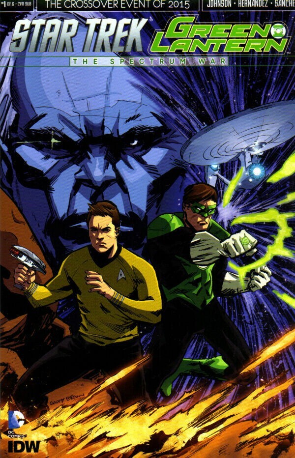 STAR TREK GREEN LANTERN SPECTRUM WAR #1 SUB VARIANT IDW DC COMICS 2015 NM