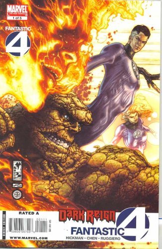 DARK REIGN FANTASTIC FOUR #1 DKR JONATHAN HICKMAN NM 1ST PRINT