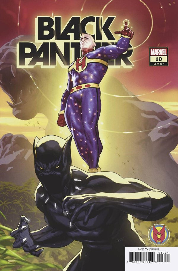 BLACK PANTHER #10 CLARKE MIRACLEMAN VARIANT COVER 2021 MARVEL NM 1st PRINT