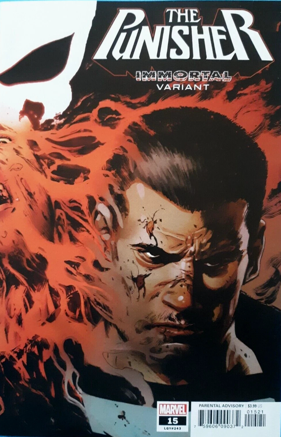 PUNISHER #15 PUNISHER IMMORTAL WRAPAROUND VARIANT MARVEL 2019 NM