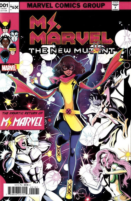 MS MARVEL NEW MUTANT #1 NM 1ST PRINT VECCHIO COVER MARVEL COMICS 2023