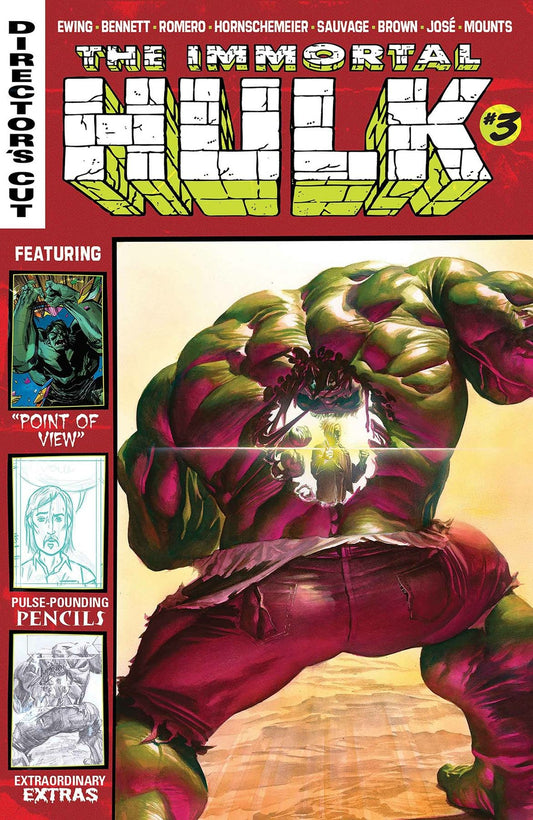 IMMORTAL HULK DIRECTORS CUT #3 MARVEL NM 1ST PRINT 2019