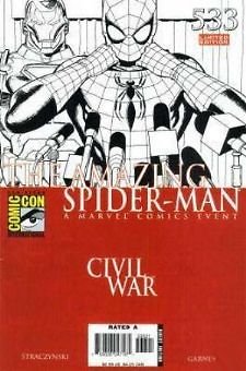 AMAZING SPIDER-MAN #533 SAN DIEGO COMIC CON SKETCH VARIANT MARVEL NM 1st PRINT