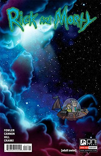 RICK & MORTY #13 INCV VAR GREEN  NM 1ST PRINT