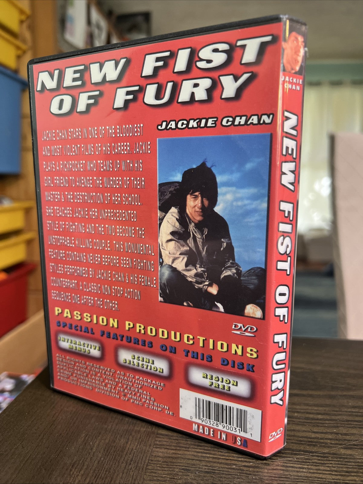 New Fist of Fury DVD Movie Kung Fu Jackie Chan Nora Miao