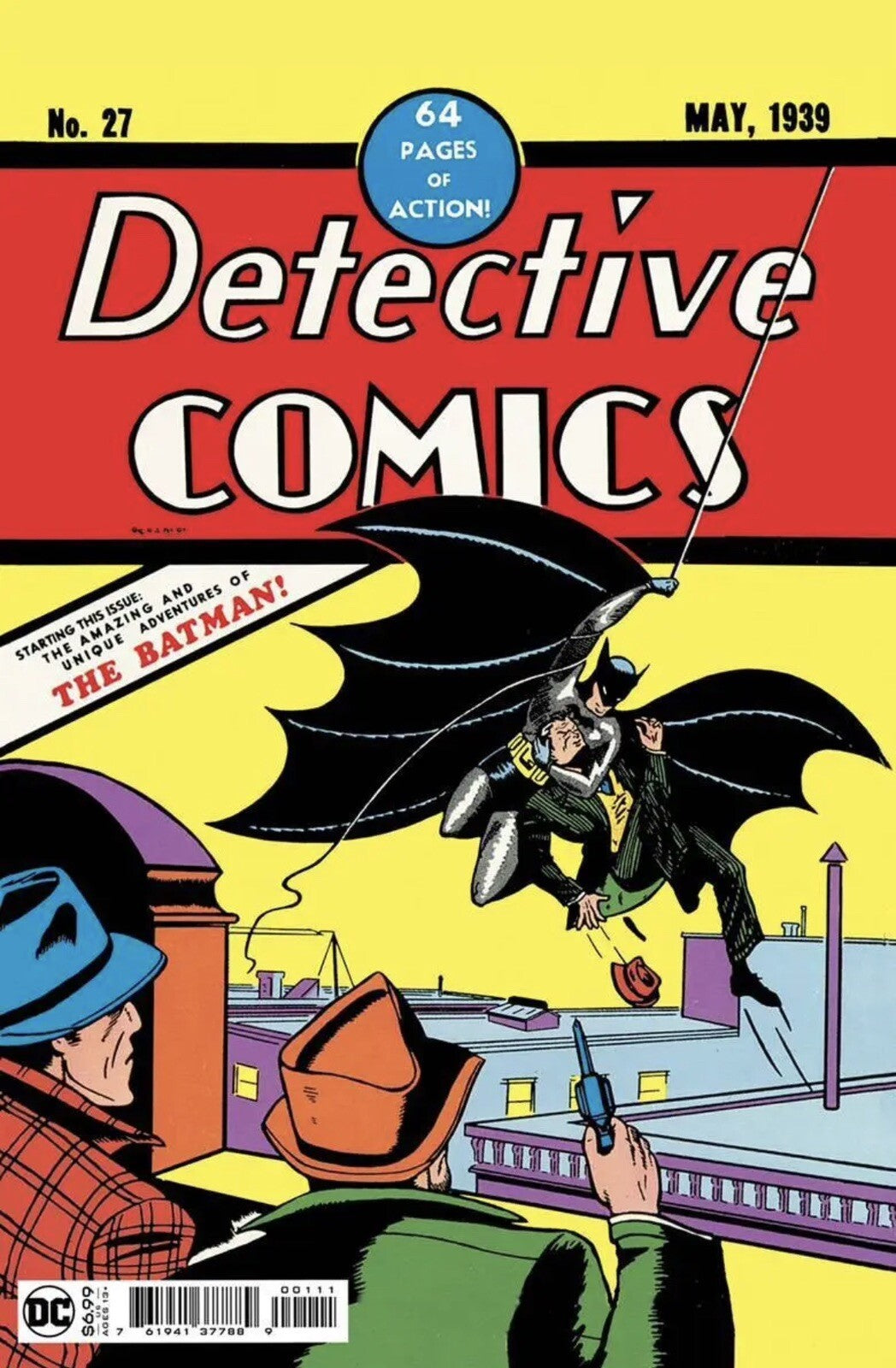 DETECTIVE COMICS #27 FACSIMILE EDITION DC COMICS 2022 NM