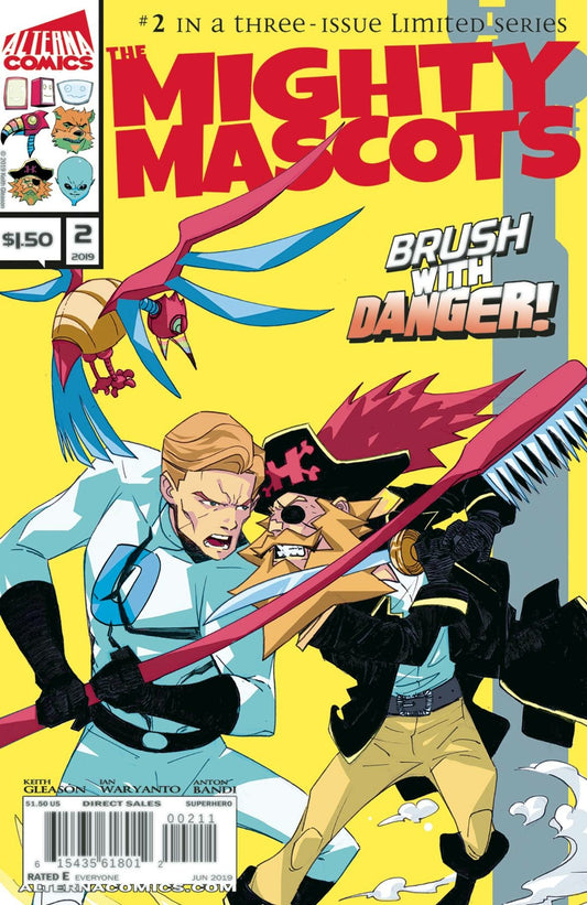 MIGHTY MASCOTS #2 ALTERNA NM 1ST PRINT 2019