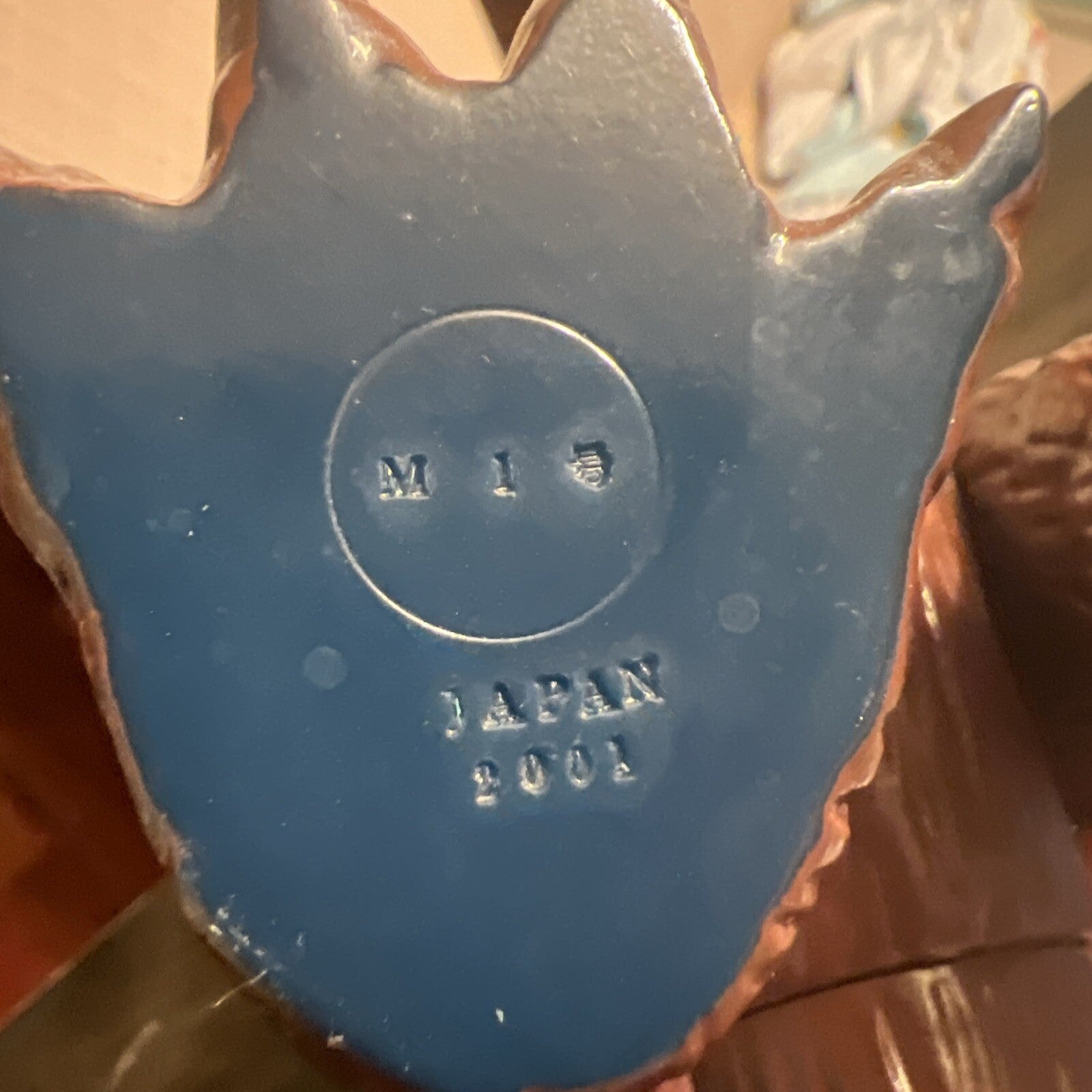 GODZILLA KAIJU M1 1954 VERSION BROWN SILVER RED EYES 8.5" FAN CLUB 2001