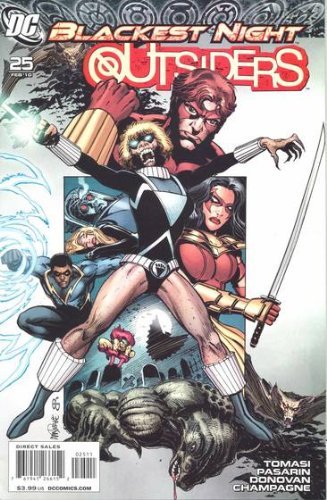 OUTSIDERS #25 (BLACKEST NIGHT) PETER J. TOMASI NM 1ST PRINT