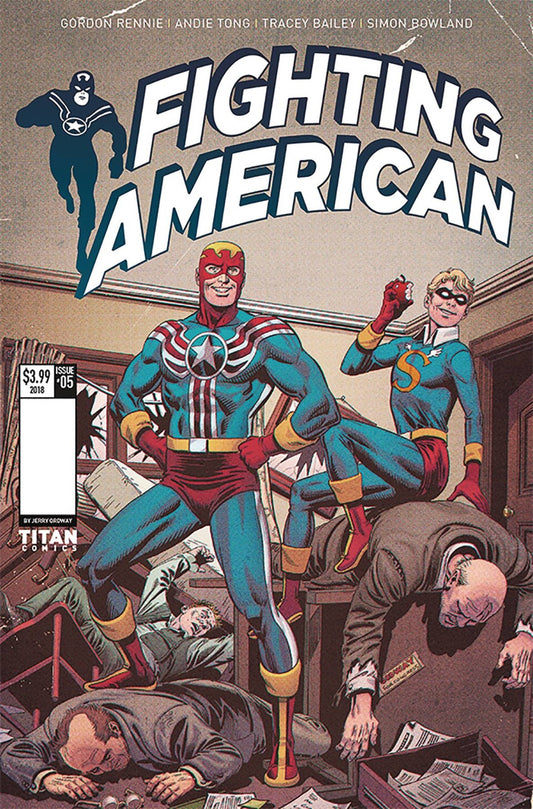 FIGHTING AMERICAN TIES THAT BIND #1 COVER A ORDWAY  TITAN NM