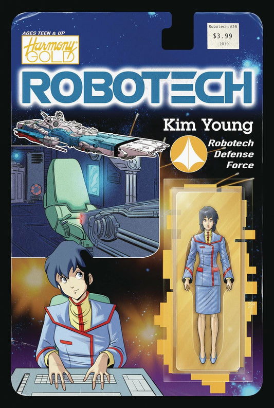 ROBOTECH #20 COVER B ACTION FIGURE VARIANT TITAN NM 1ST PRINT 2019