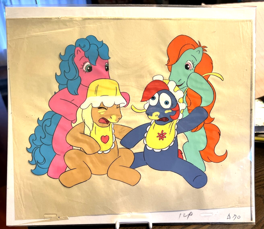 MY LITTLE PONY VINTAGE ANIMATION CEL PRODUCTION ART CARTOON 1986