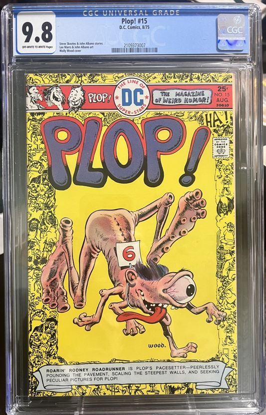 PLOP #15 CGC 9.8 WALLY WOOD ARAGONES 1975 BRONZE AGE DC