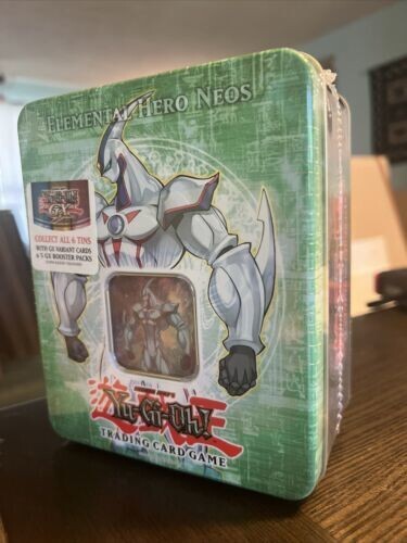 UPPER DECK YUGIOH 2006 TIN FRESH FROM CASE ELEMENTAL HERO NEOS SEALED