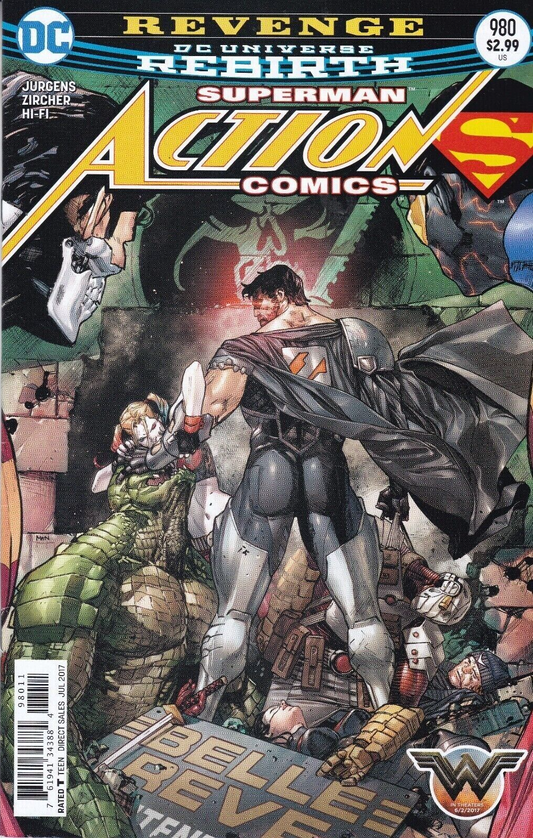 ACTION COMICS #980 DC COMICS REBIRTH JURGENS ZIRCHER MAIN COVER NM 2017