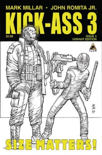 KICK ASS 3 #5 SKETCH VARIANT MARK MILLAR NM 1ST PRINT