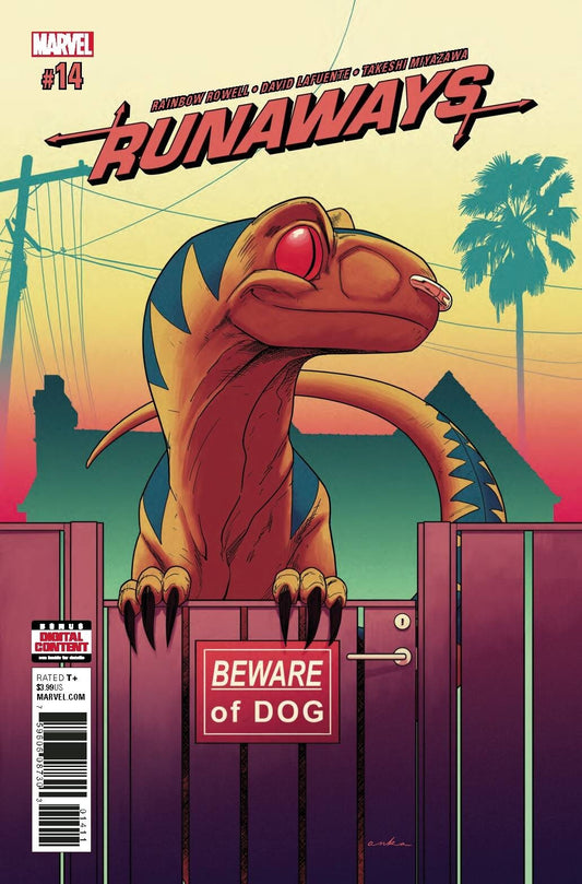 RUNAWAYS #14 MARVEL RAINBOW ROWELL DAVID LAFUENTE TAKESHI MIYAZAWA 2018 NM