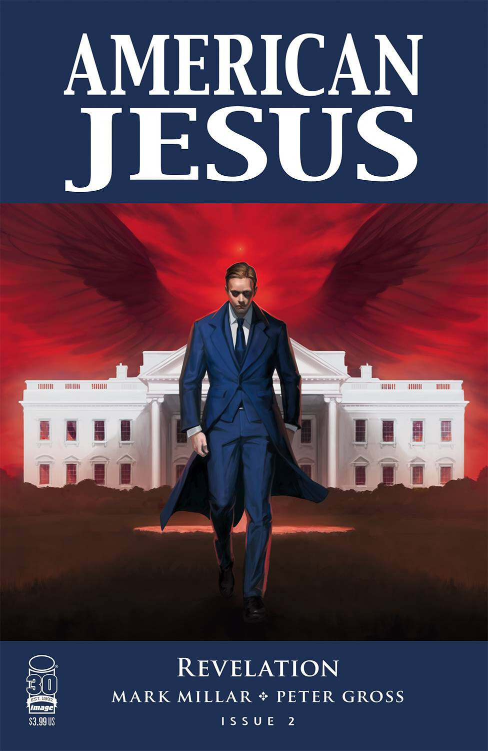 AMERICAN JESUS #2 MUIR 1ST PRINT NM 2022 MARK MILLAR GROSS IMAGE COMICS