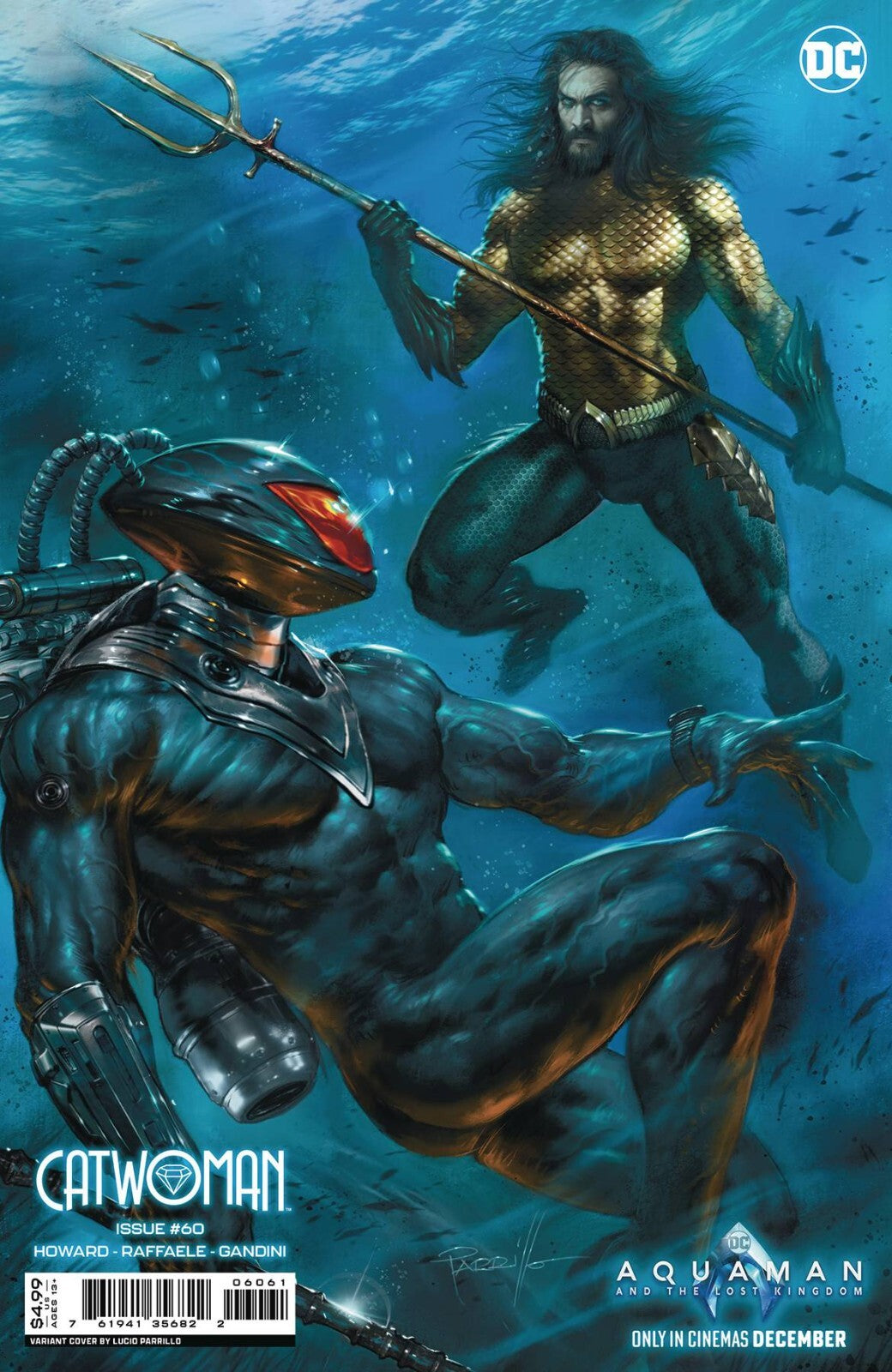 CATWOMAN #60 PARILLO (AQUAMAN) COVER HOWARD RAFFAELE DC COMICS NM 2023