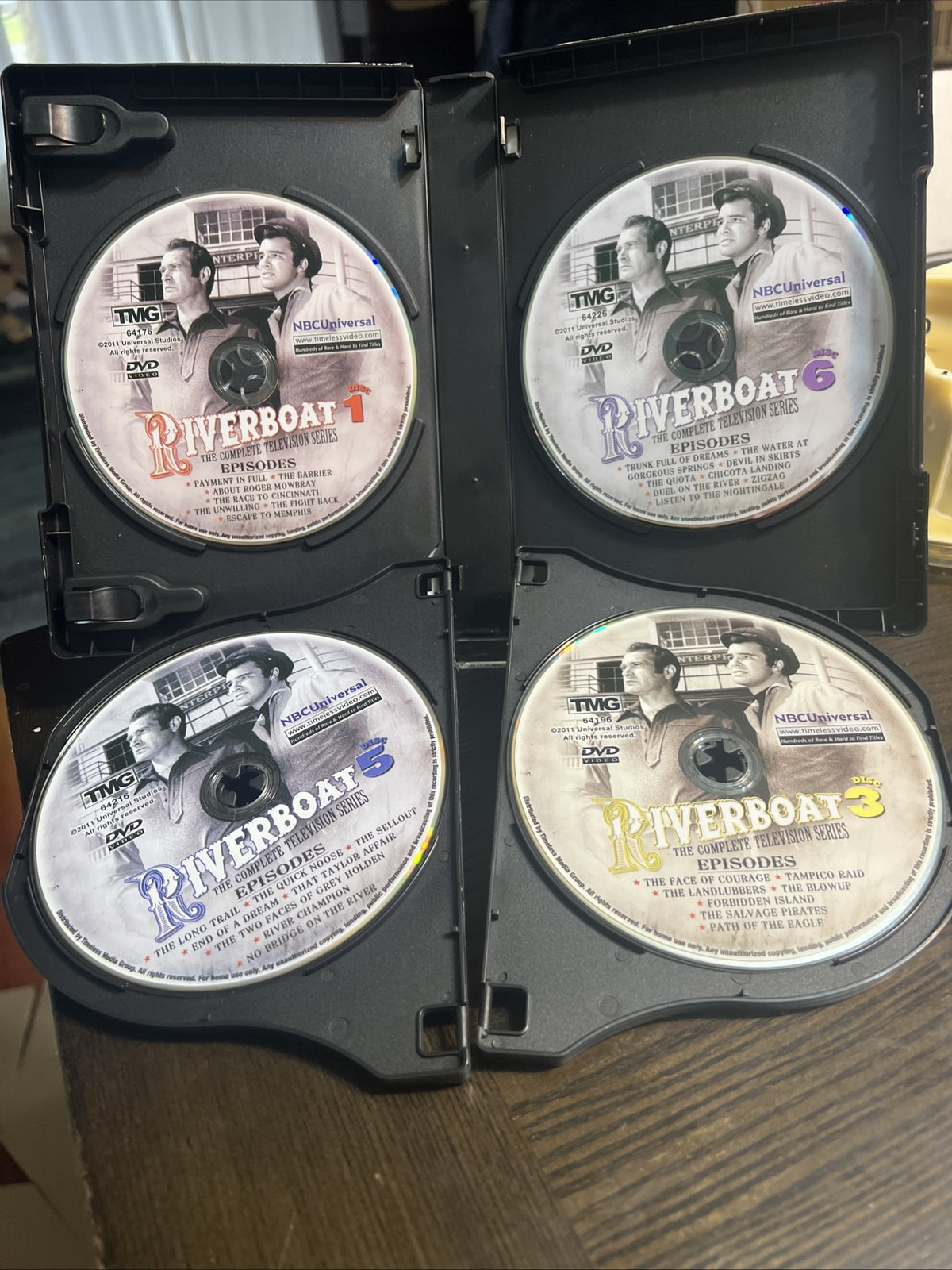 Riverboat: the Complete Series DVD Good Condition (loose disc-holders)