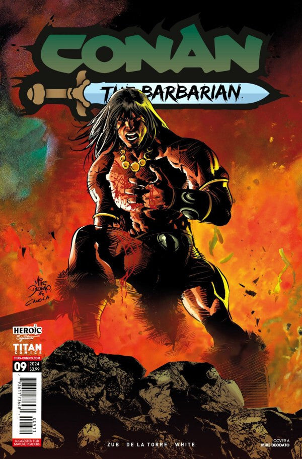 CONAN THE BARBARIAN #9 NM 1ST PRINT MAIN COVER TITAN COMICS 2024