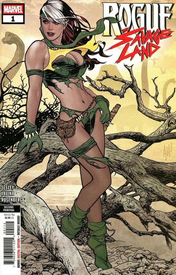 ROGUE SAVAGE LAND #1 NM 2ND PRINT MAIN COVER MARVEL COMICS 2025