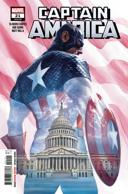 CAPTAIN AMERICA #21 MAIN COVER MARVEL NM ALEX ROSS COVER