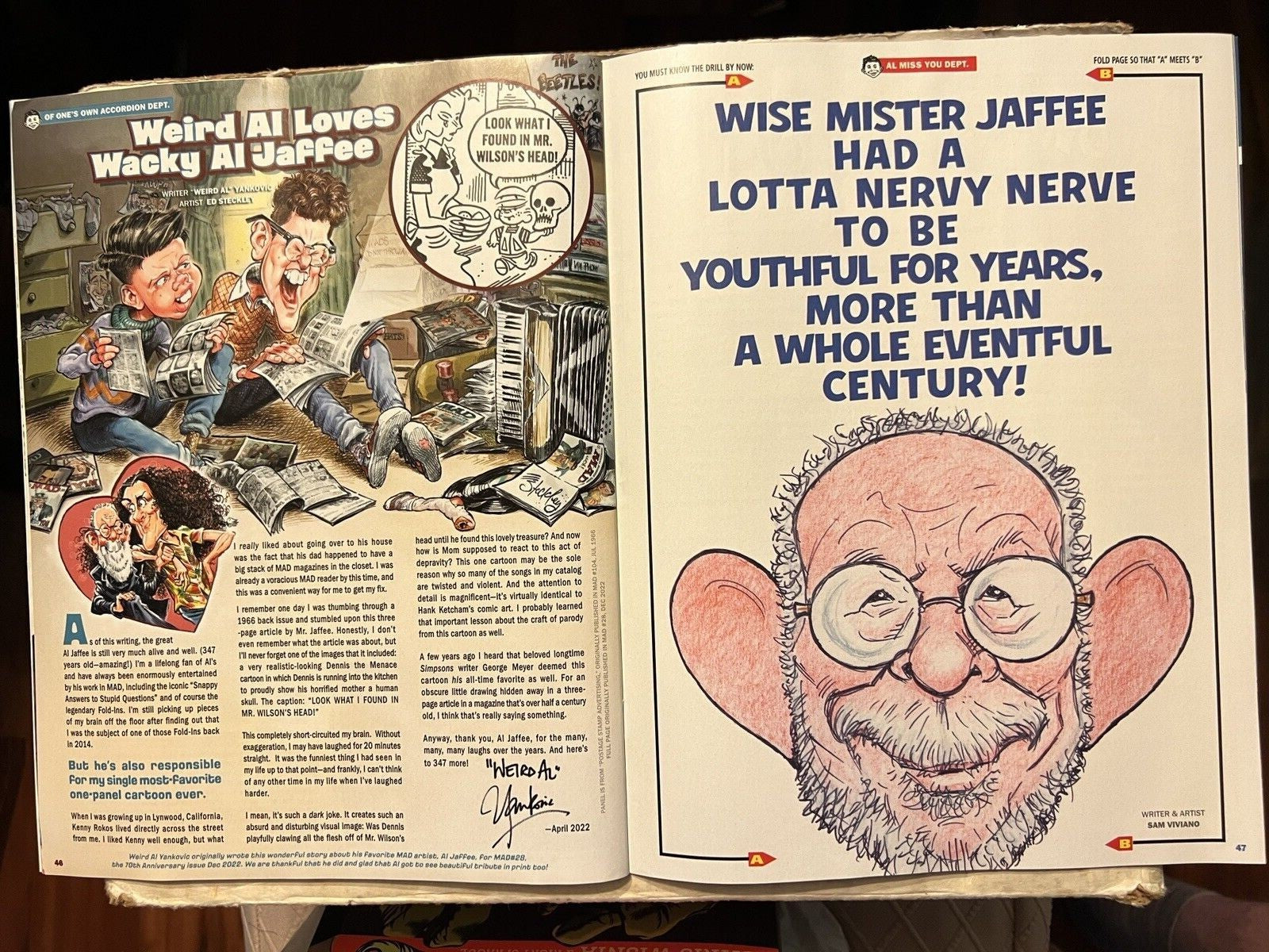 MAD MAGAZINE #32 AUGUST 2023 AL JAFFEE TRIBUTE ISSUE MAD #32