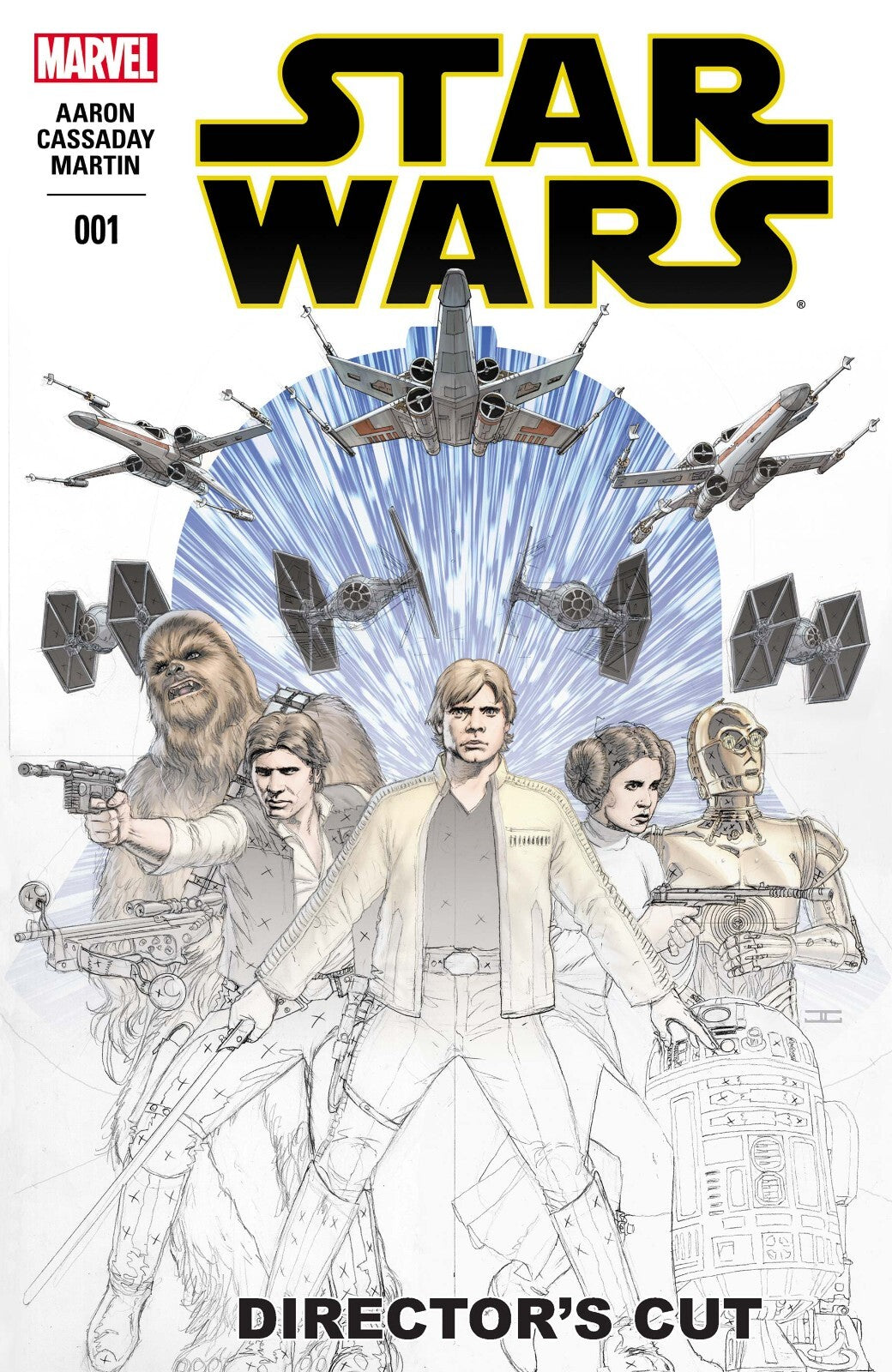 STAR WARS DIRECTOR'S CUT #1 MAIN COVER VFN 1ST PRINT MARVEL COMICS 2015