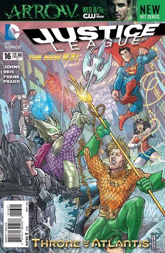 JUSTICE LEAGUE #16 LANGDON FOSS VARIANT GEOFF JOHNS NM 1ST PRINT