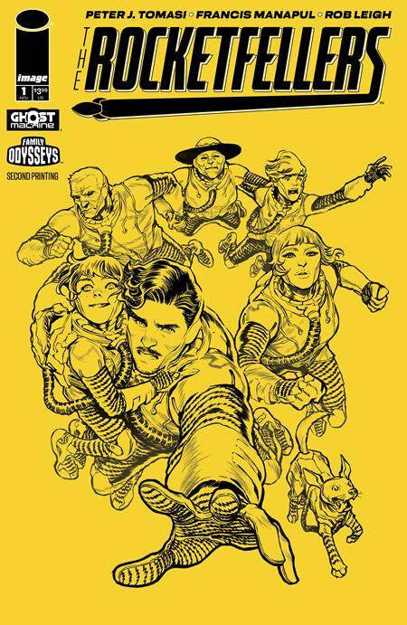 ROCKETFELLERS #1 MAIN COVER NM 2ND PRINT IMAGE COMICS GHOST MACHINE 2024