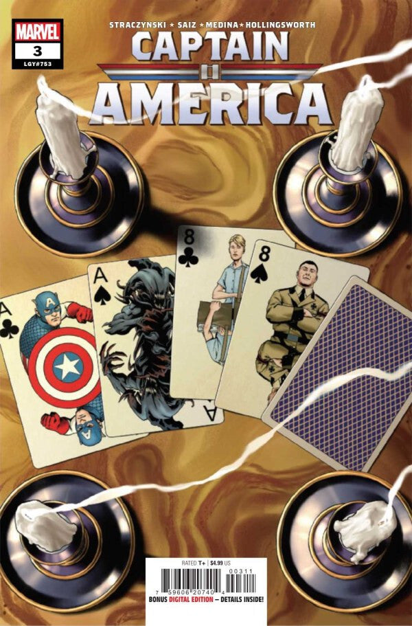CAPTAIN AMERICA #3 NM 1ST PRINT MAIN COVER MARVEL COMICS 2023