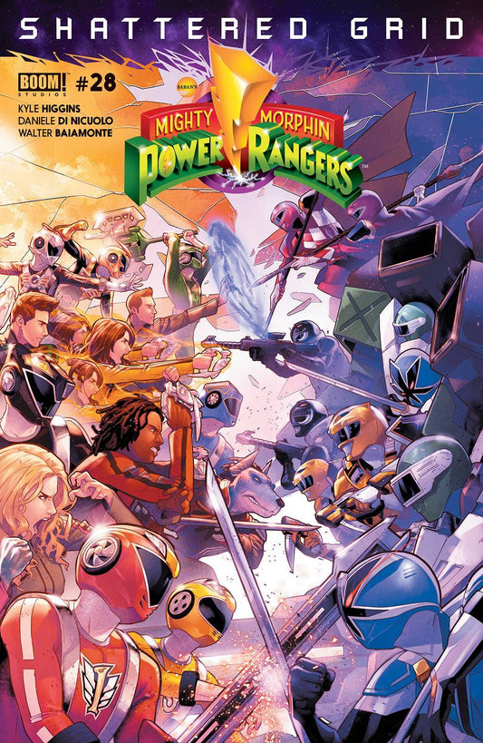 MIGHTY MORPHIN POWER RANGERS #28 MAIN SG BOOM! NM