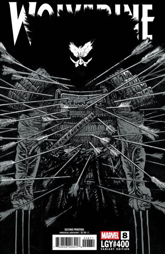 WOLVERINE #8 NM 2ND PRINT #400 DANIEL WARREN JOHNSON VARIANT MARVEL COMICS 2025