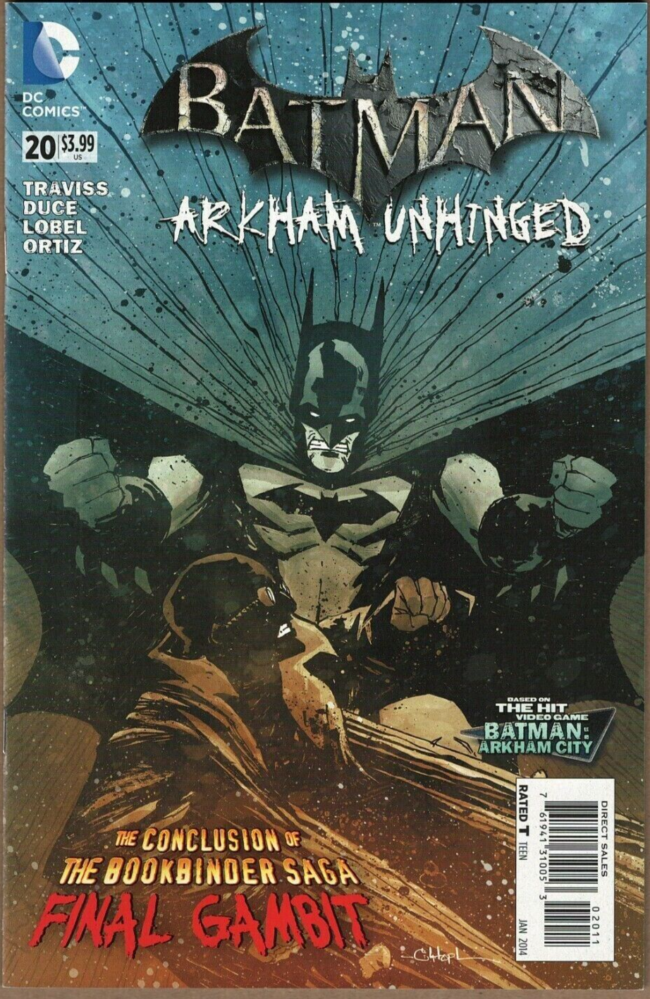 BATMAN ARKHAM UNHINGED #20 DC COMICS MAIN COVER NM 2014