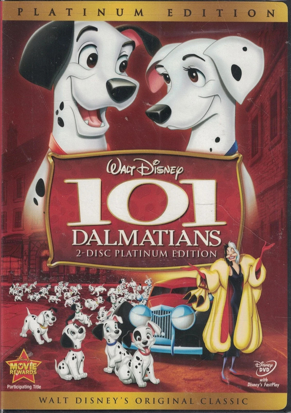 101 Dalmatians Two-Disc Platinum Edition DVD 2008