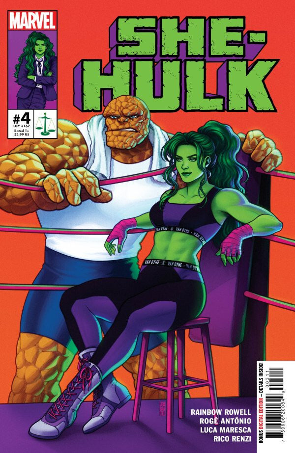 SHE-HULK #4 MAIN COVER 1ST PRINT MARVEL COMICS 2022 NM
