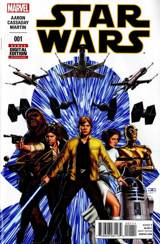 STAR WARS #1 MAIN COVER MARVEL COMICS NM CASSADAY FIRST PRINT