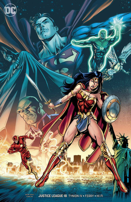 JUSTICE LEAGUE #18 VARIANT ED DC NM 1ST PRINT 2019