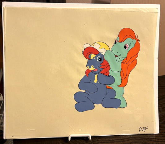 MY LITTLE PONY VINTAGE ANIMATION CEL PRODUCTION ART CARTOON 1986