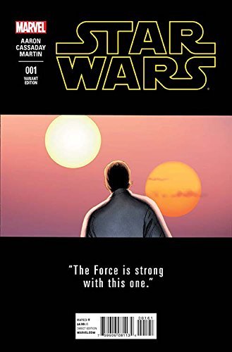 STAR WARS #1 CASSADAY TEASER VARIANT 1-IN-25 JASON AARON; NONE AND NM 1ST PRINT