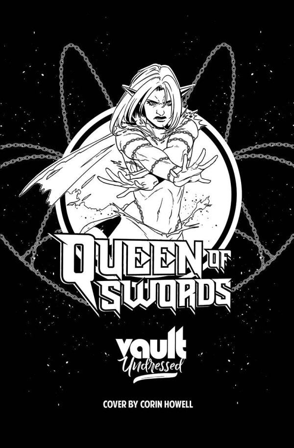 QUEEN OF SWORDS #1 BARBARIC NM 1ST PRINT HOWELL POLYBAG COVER VAULT COMICS 2023