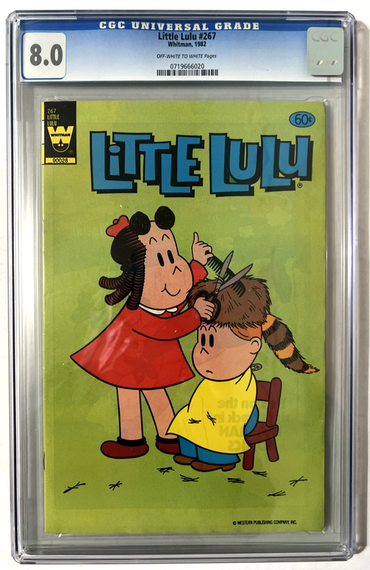 LITTLE LULU #267 CGC 8.0 WHITMAN 1982