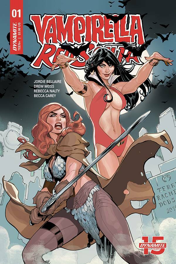 VAMPIRELLA RED SONJA #1 COVER A DODSON DYNAMITE NM 1ST PRINT 2019