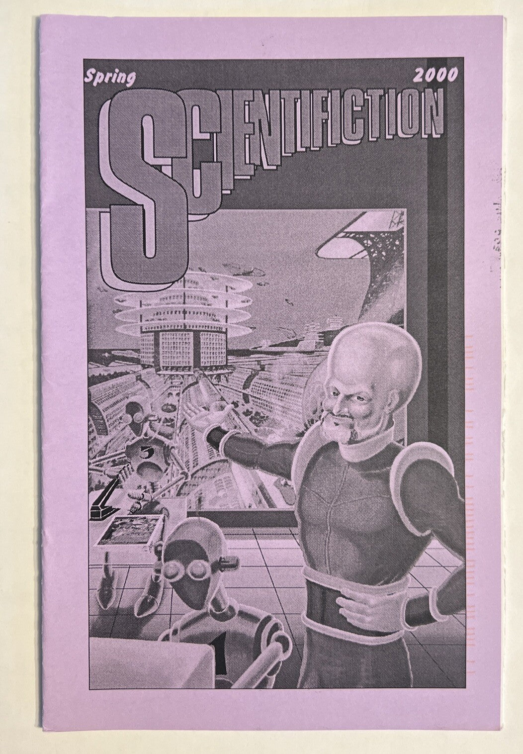 SCIENTIFICTION SCIENCE FICTION FANZINE SPRING 2000 RAY BEAM PAUL MCCALL