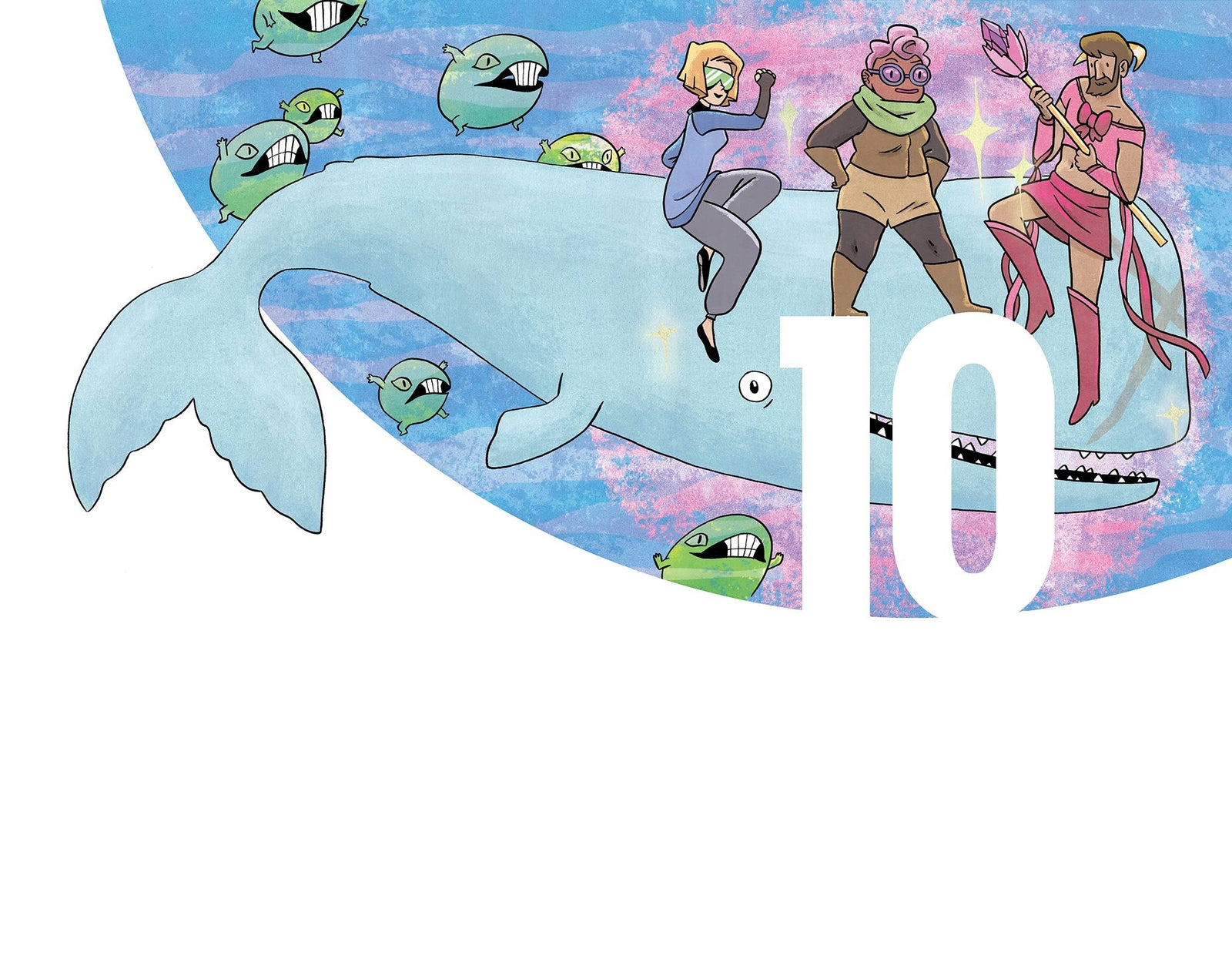 POWER UP #1 (OF 6) 1:10 VARIANT COVER EDITION BOOM! 10 YEARS KNISLEY NM