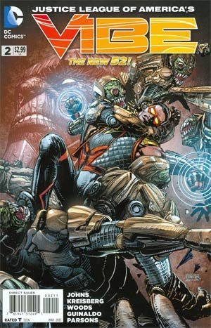 JUSTICE LEAGUE OF AMERICA'S VIBE #2 DAVID FINCH ANDREW KRIESBERG NM 1ST PRINT